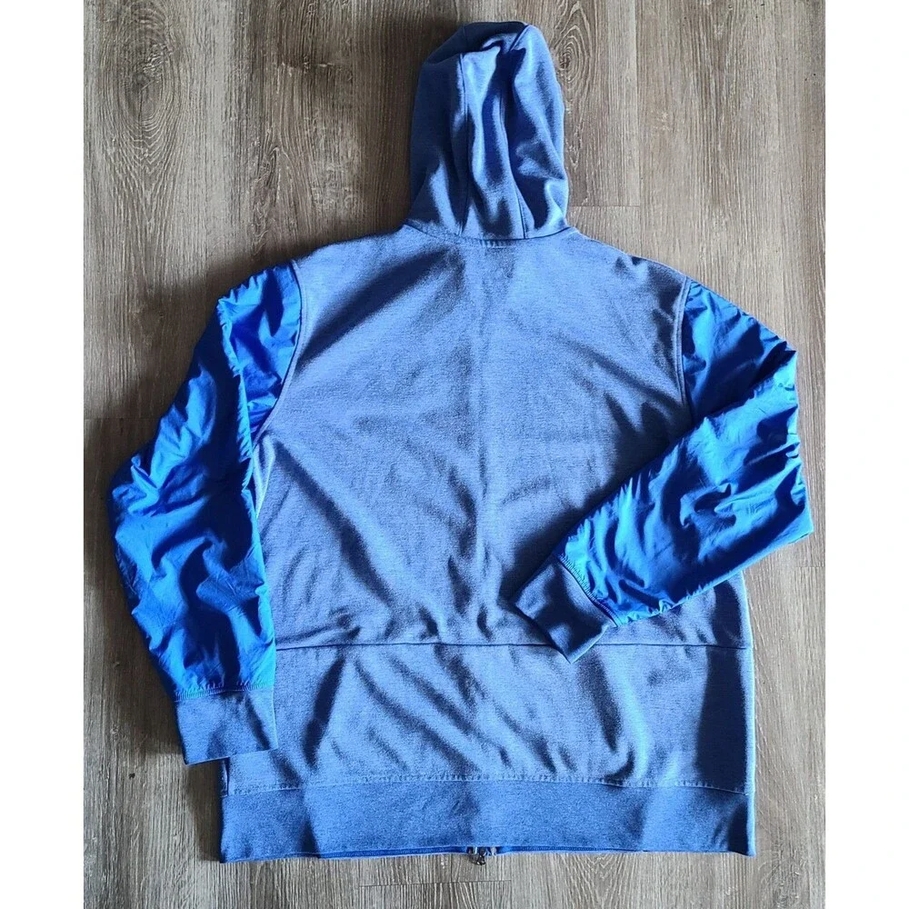 Nike Dri-FIT STP Baseball Full Zip Hoodie Jacket Blue Men's XXL Athletic
